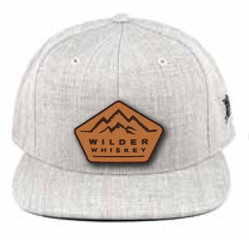 100 Series Flat Trucker Classic Snapback Heather Gray Hat