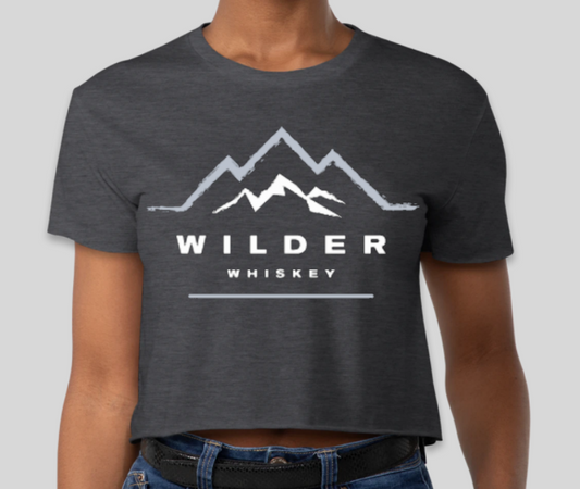 Wilder Antique Denim Crop Top